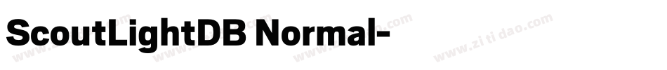 ScoutLightDB Normal字体转换